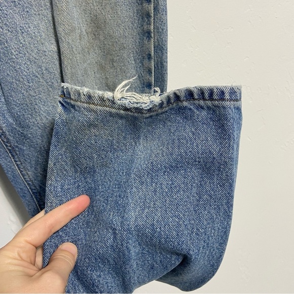 Carhartt Relaxed Fit Denim Work Jeans Heavily STAINED Men's 33x32 - Picture 9 of 10